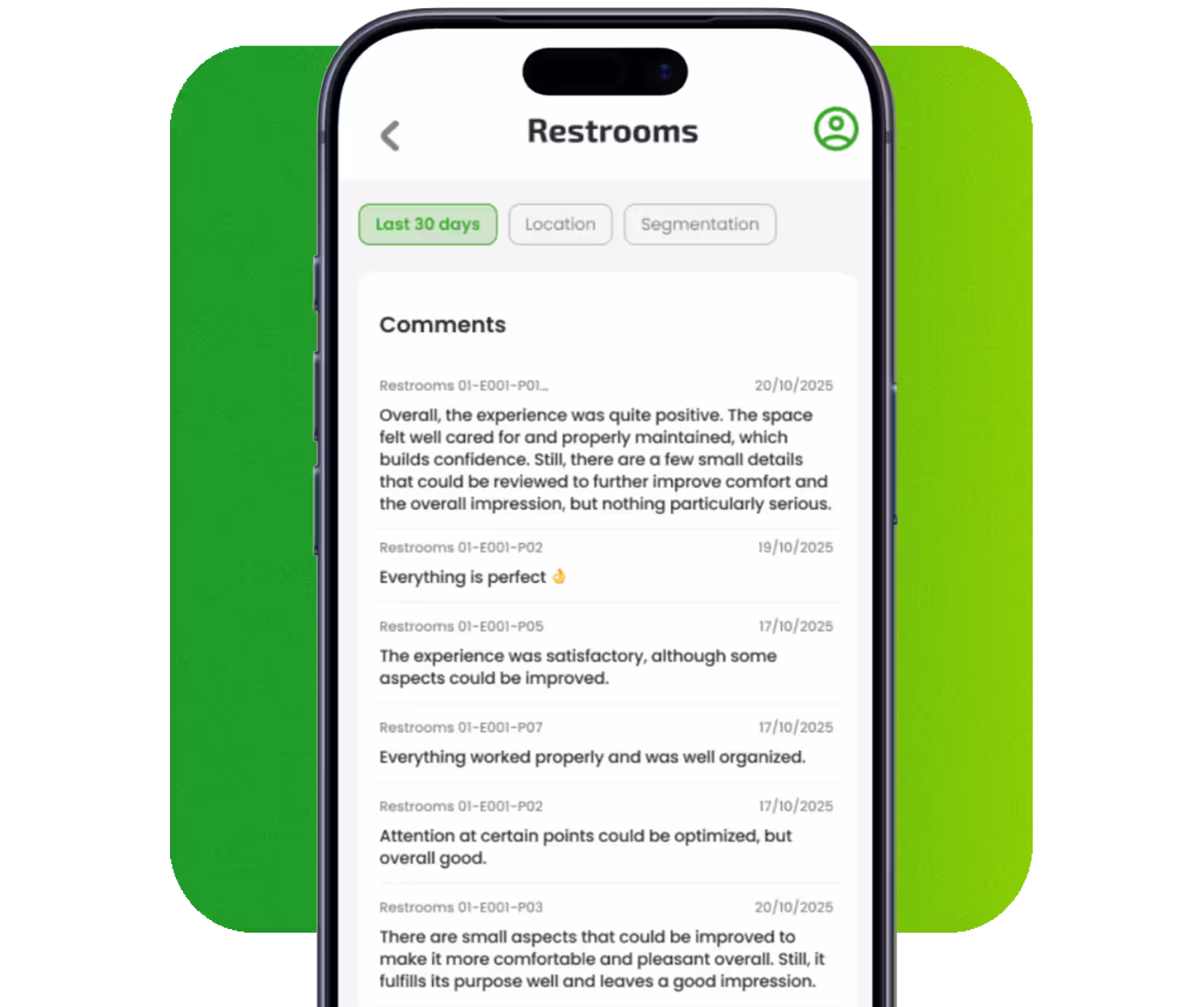 RateNow App: Comentarios