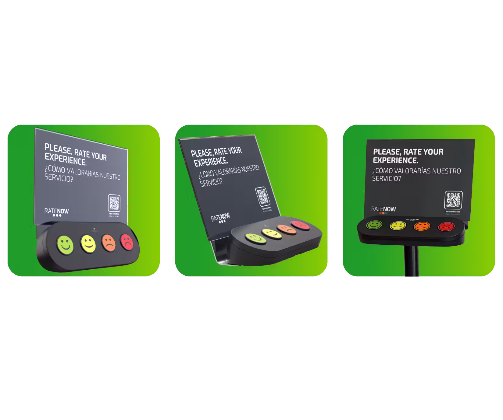 Formatos de Smiley Feedback Botones